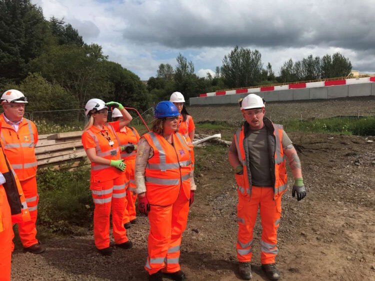 Network Rail East Kilbride Enhancement Project - Cabinet Secretary visit July 17 2024 (2)