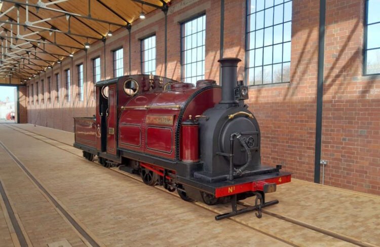 Palmerston on display in Aberystwyth Museum. // Credit: Vale of Rheidol Railway