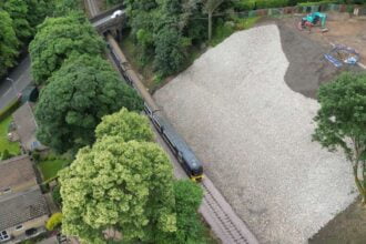 WATCH: West Yorkshire train services restart after landslip