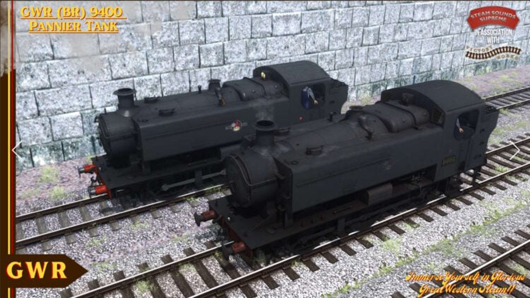 Steam Sounds 9400 Class pannier tanks. // Credit: Steam Sounds  Supreme