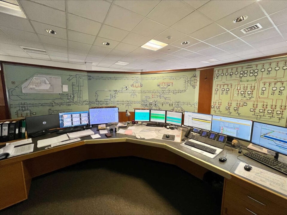 Inside Tyne and Wear Metro Control Room