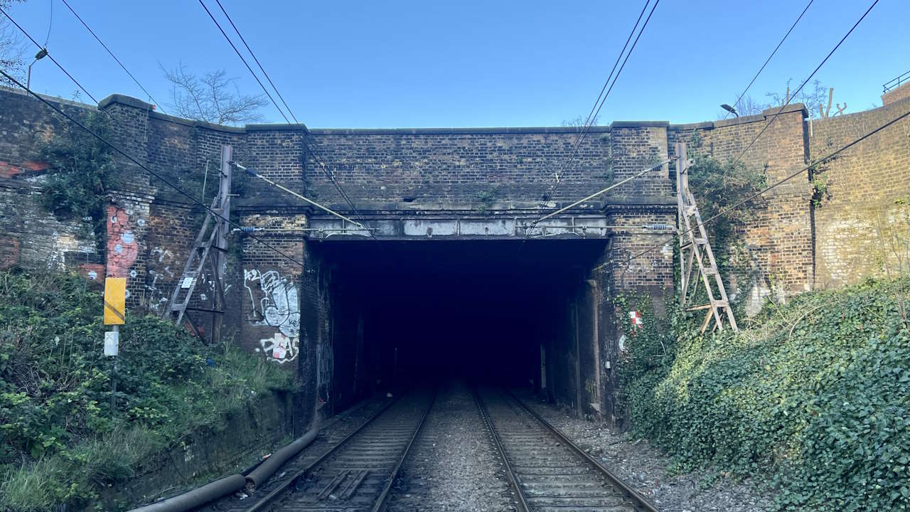 View of the bridge to be replaced