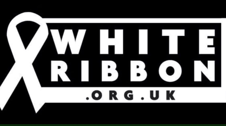 White Ribbon Logo - West Midlands Trains