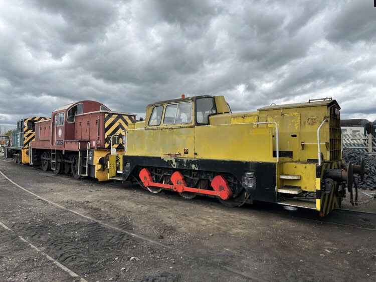 Sentinel 0-6-0 ex-Hope Cement Works in Derbyshire. // Credit: Wensleydale Railway 