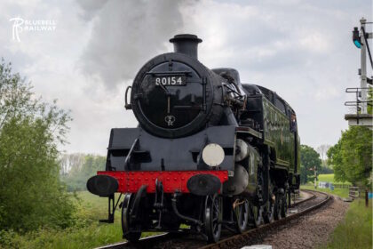 80151 as 80154, the last locomotive outshopped from Brighton Works. // Credit: Bluebell Railway