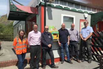 Life saving defibrillator donated to Derbyshire museum