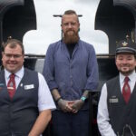 Oliver Bennett, Chris Harrison and Stephen Greig on the James Spooner pulling the Mountain Spirit August 4th 2024.