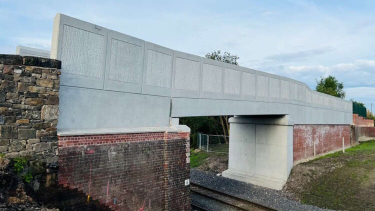 Chulsey Gate and Ince bridge schemes on the Wigan to Bolton line. // Credit: Network Raiil