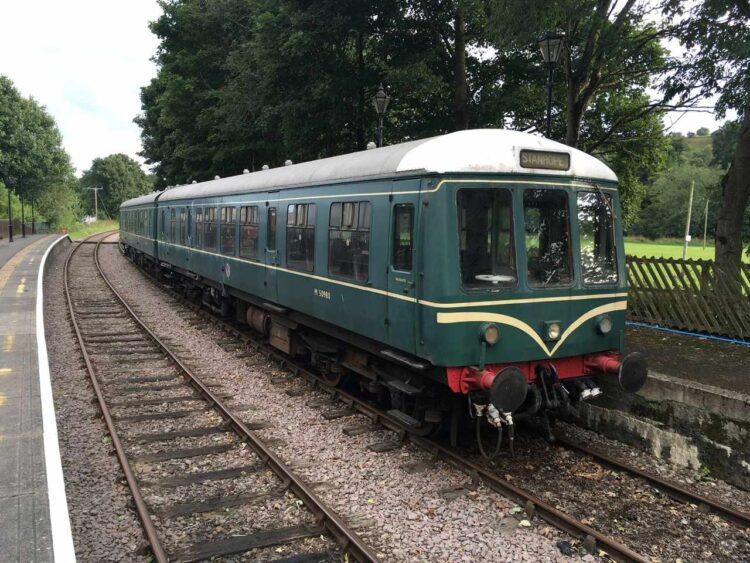 Class 108 at Stanhope Station with 50980 nearest the camera - Tom Hatton