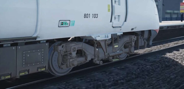 Train SIm World Class 801 suspension update. // Credit: Train Sim World