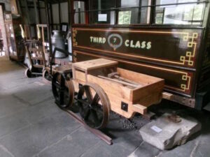 The replica Corris Railway Velocipede. // Credit: Corris Railway