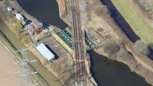 Keadby sliding bridge. // Credit: Network Rail