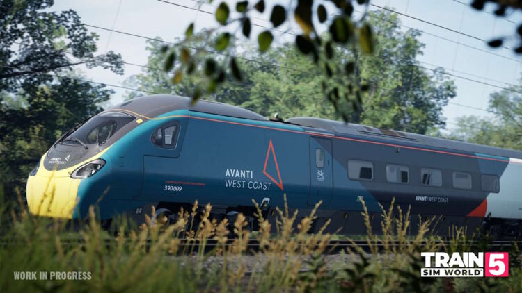 Avanti Pendolino in Train Sim World 5. // Credit: Dovetail Games