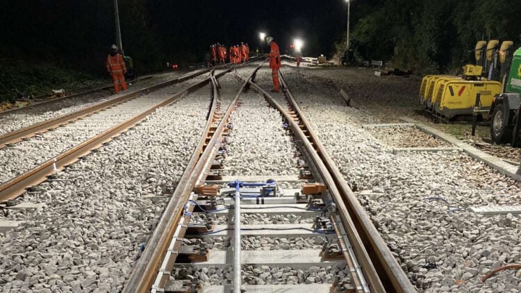 New equipment installed at Knighton Junction by Network Rail engineers. // Credit: Network Rail