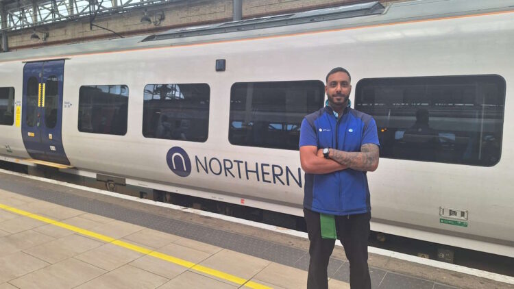 Northern train conductor Paul Singh. // Credit: Northern