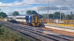 Northumberland Line service in Ashington