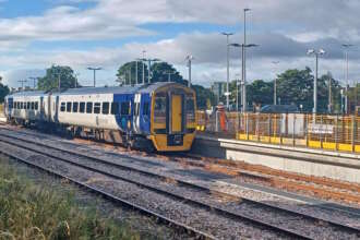 First train completes journey on new Northumberland railway line