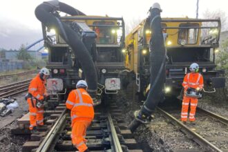 Staffordshire train services disrupted as Network Rail hoovers up ballast