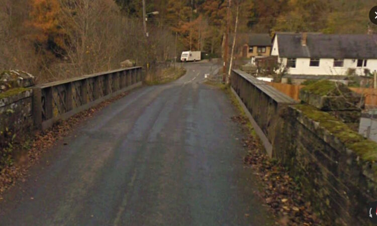 Picture of the Rannoch road bridge at street level