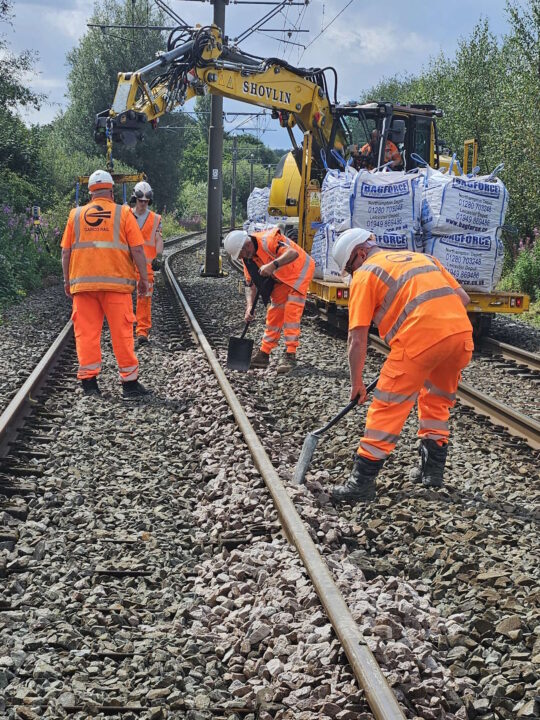 Repair work on Rochdale via Oldham line