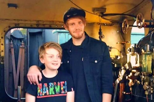 A young Henry visiting the Railway // Credit: Vicki Searle