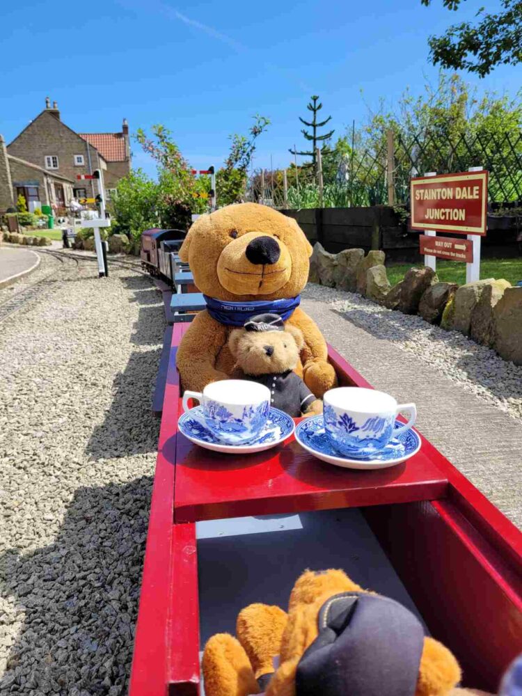 Teddy Bears are also welcome - Moorland Railway and Gardens