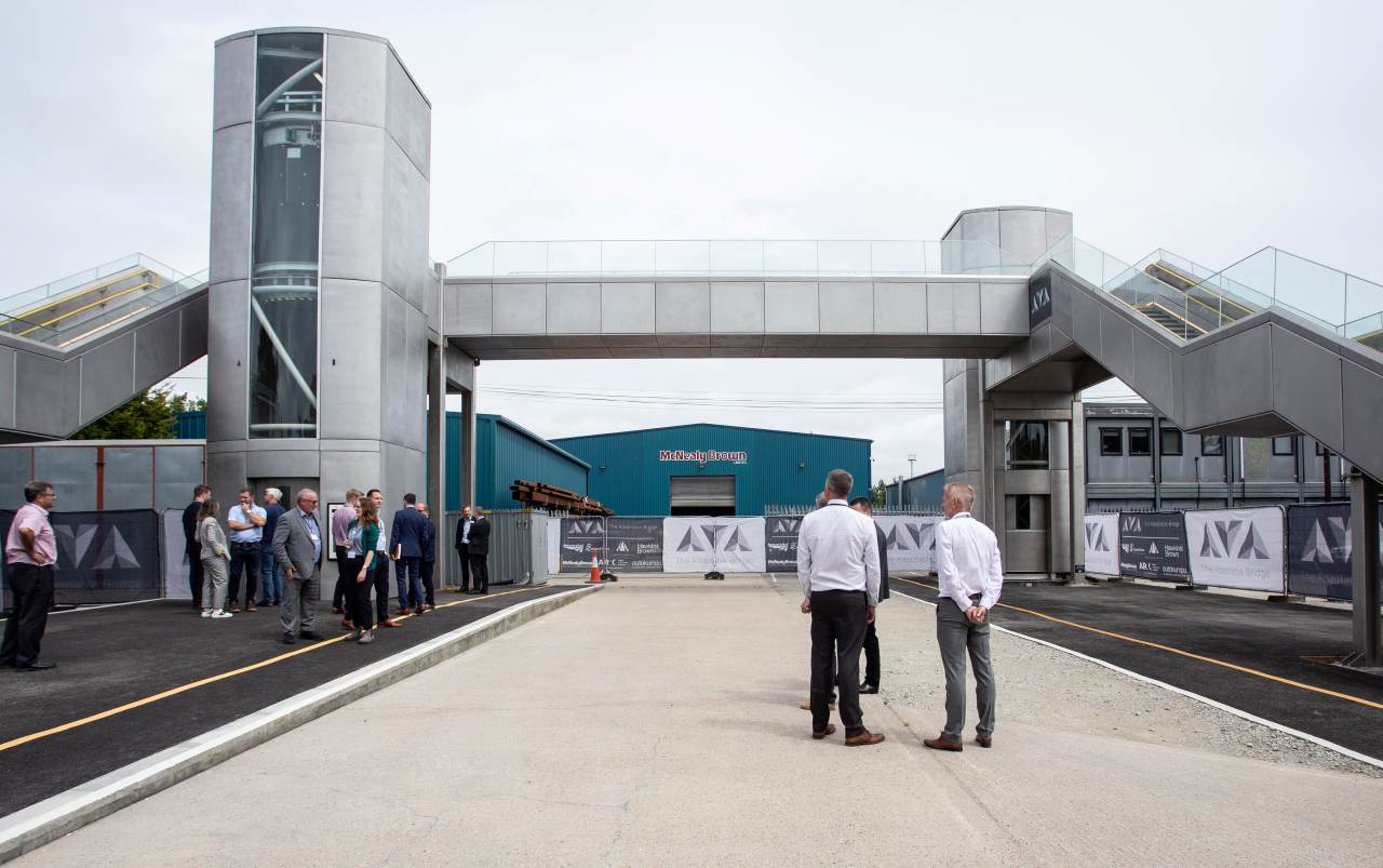 The AVA bridge at McNealy-Brown's yard in Kent - Network Rail