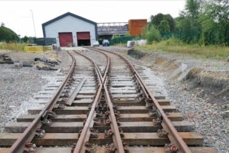 Ballast progress at Darlington Locomotive Works