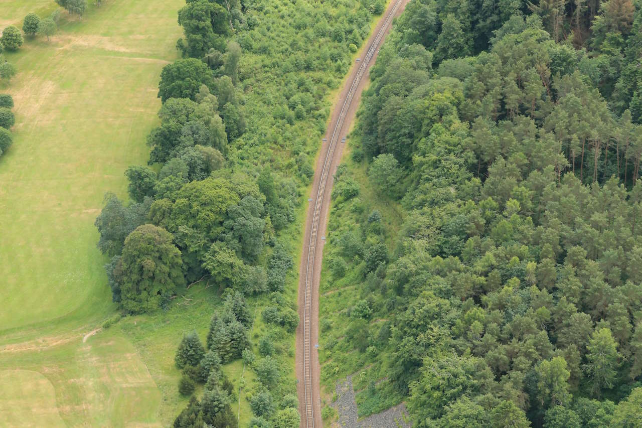 Borders Railway between Newcraighall and Tweedbank. // Credit: Network Rail