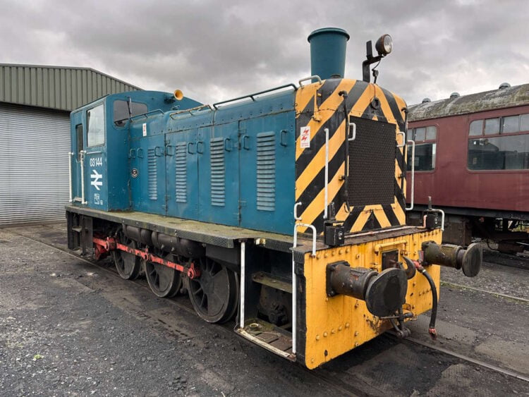 Class 03 No. 03144, ex-Ministry of Defence. // Credit: Wensleydale Railway