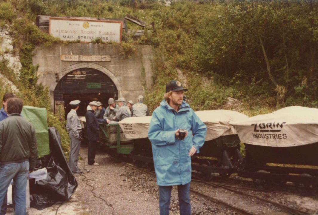 On the set of A View to a Kill. // Credit: Amberley Museum