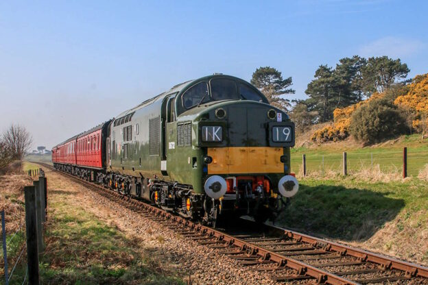 D6732 on the North Norfolk Railway. // Credit: North Norfolk Railway