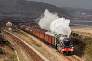 45596 Bahamas on the North Wales Coast. // Credit: Keith Whitmore