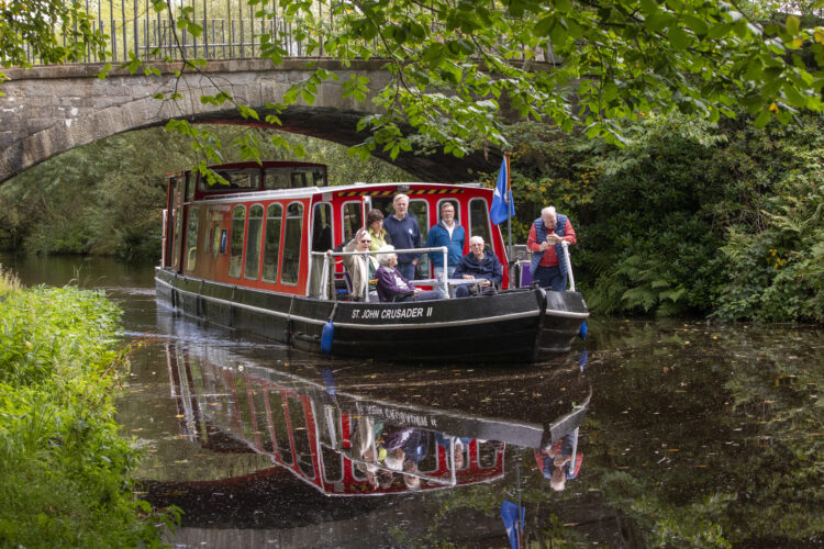 Boat on a canal - LNER