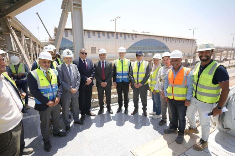 The British Ambassador visits Cairo's new monorail