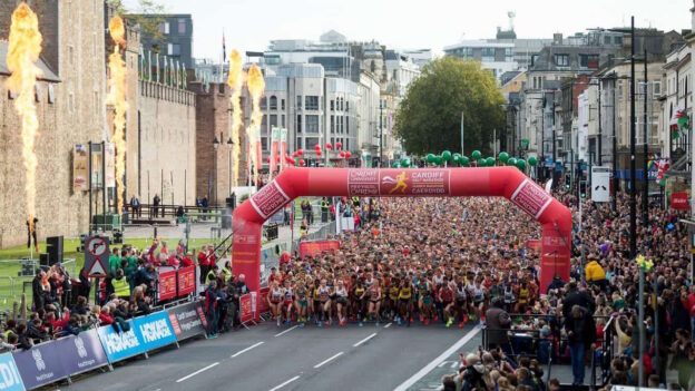 Cardiff Half Marathon. // Credit: Transport for Wales