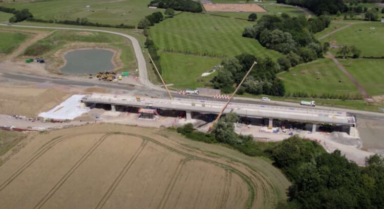 Constructing Highfurlong Brook Viaduct. // Credit: HS2