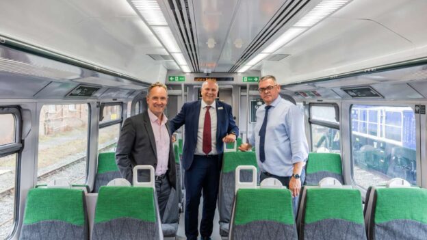 Refurbiushed GWR train interior