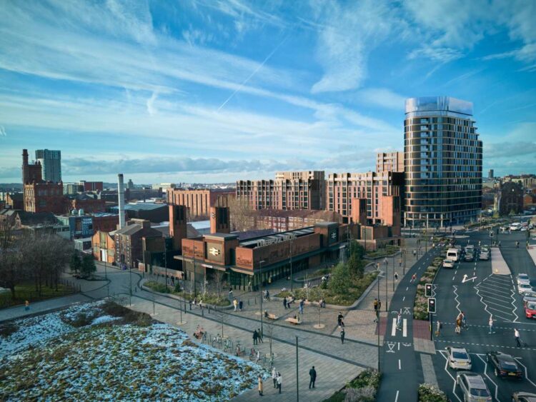 Liverpool Baltic Station CGI Aerial View - Liverpool City Region Combined Authority 