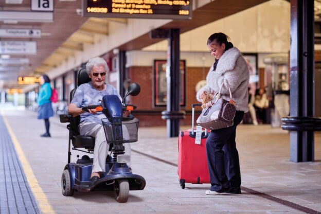 Mobility scooter - East Midlands Railway