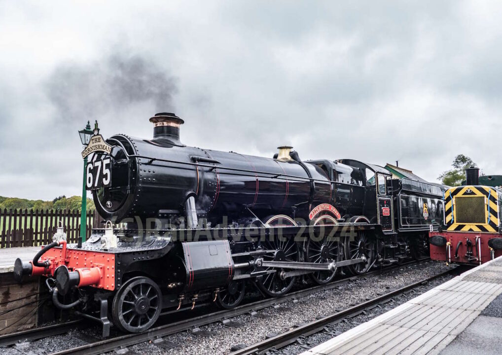 4953 Pitchford Hall at North Weald, Epping Ongar Railway