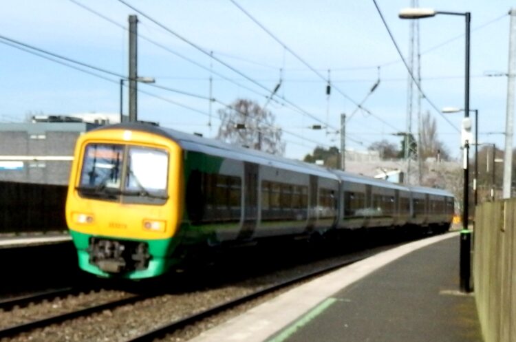 323241 at University station on a Cross City Line train from Longbridge to Lichfield Trent Valley. // Credit: Roger Smiths