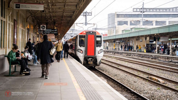 Cardiff Central Station. // Credit: Transport for Wales