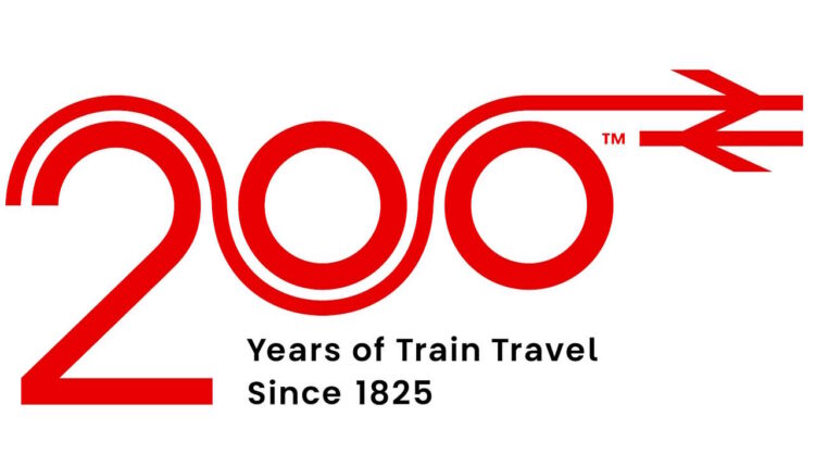 Railway 200 logo. // Credit: Network Rail