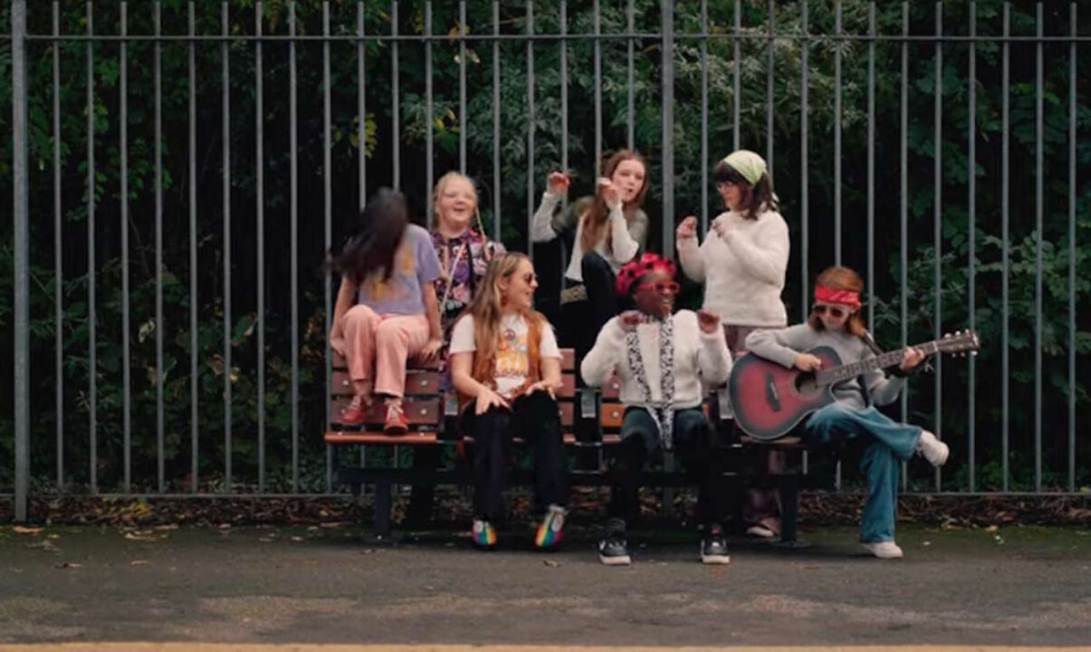 Students from The Song School at Southend East station. // Credit: c2c