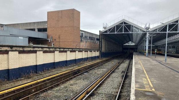 Southport station platform one. // Credit: Network Rail