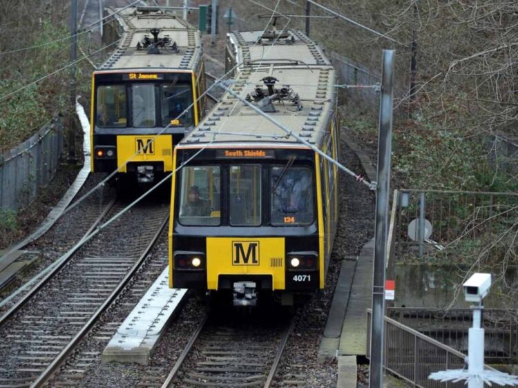 Tyne & Wear trains passing - Tyne & Wear Metro