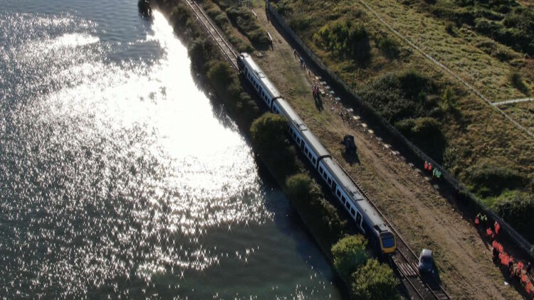 The train used for Operations Salthouse #2. // Credit: Network Rail