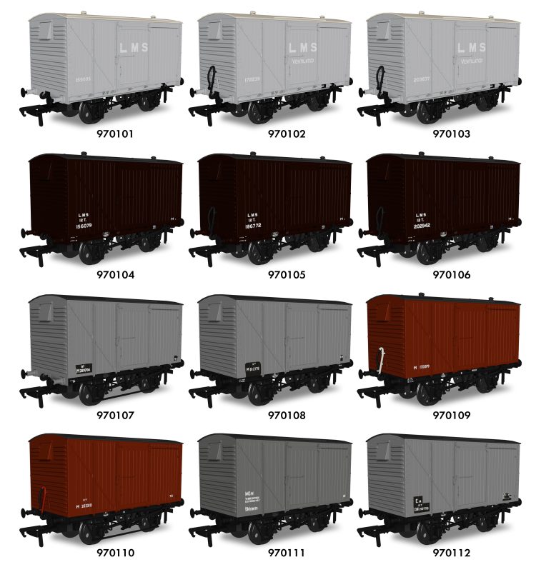 New wagons from Rapido