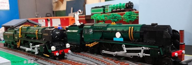 A few of the many Lego locomotives that will be running at the show - Spa Valley Railway